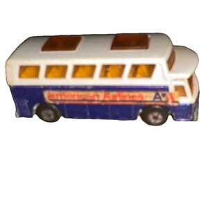 Lesney Matchbox Superfast Airport Coach American Airlines No.65 1977 Vintage